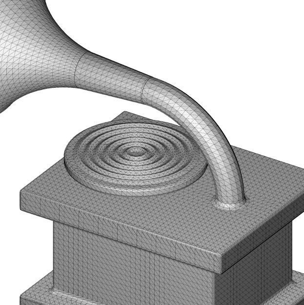 Gramophone Toy 3D print model_3