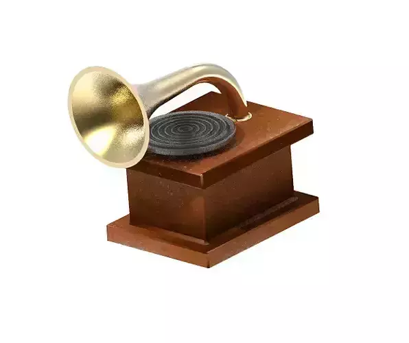 Gramophone Toy 3D print model