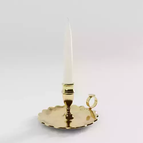 Victorian Chamberstick 3D model