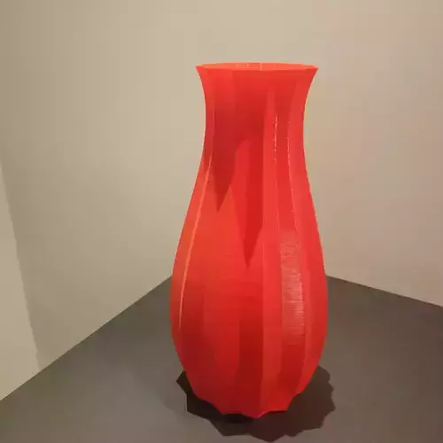Double hexagon vase