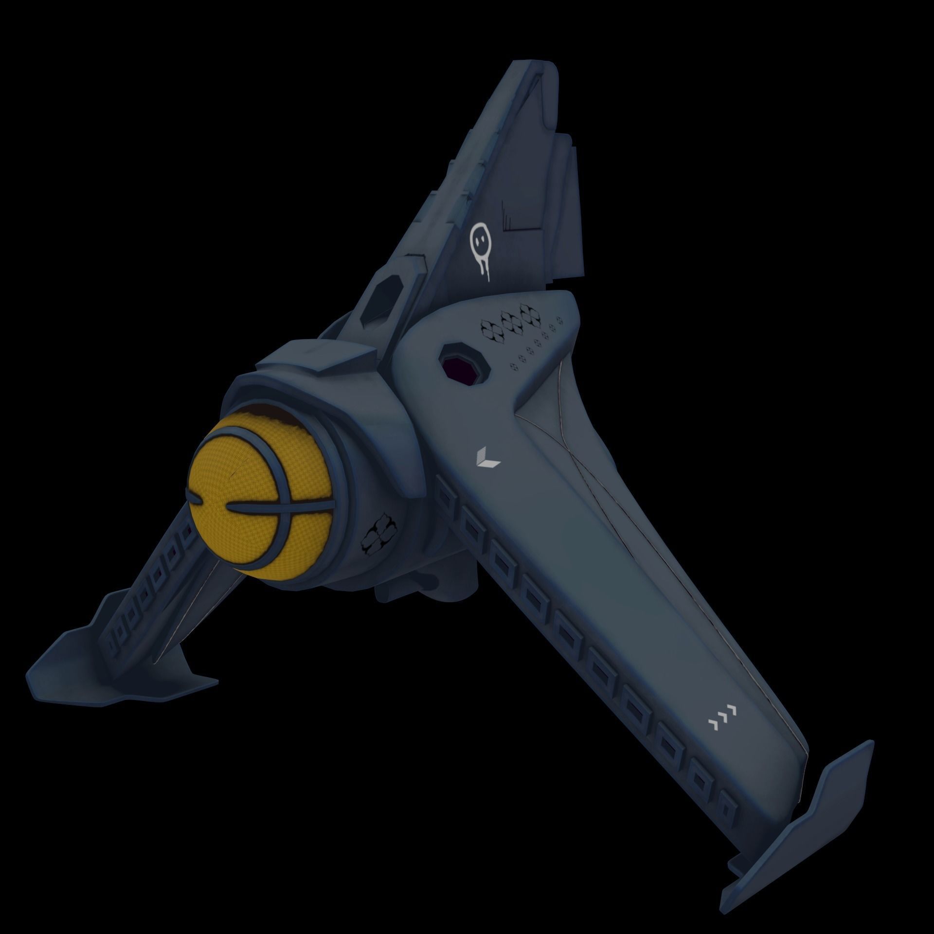 Spaceship 3D model_17