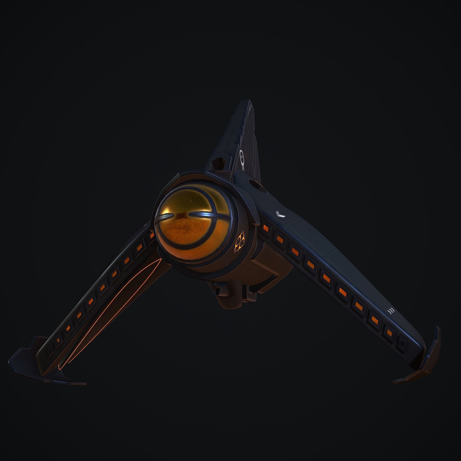 Spaceship 3D model_11