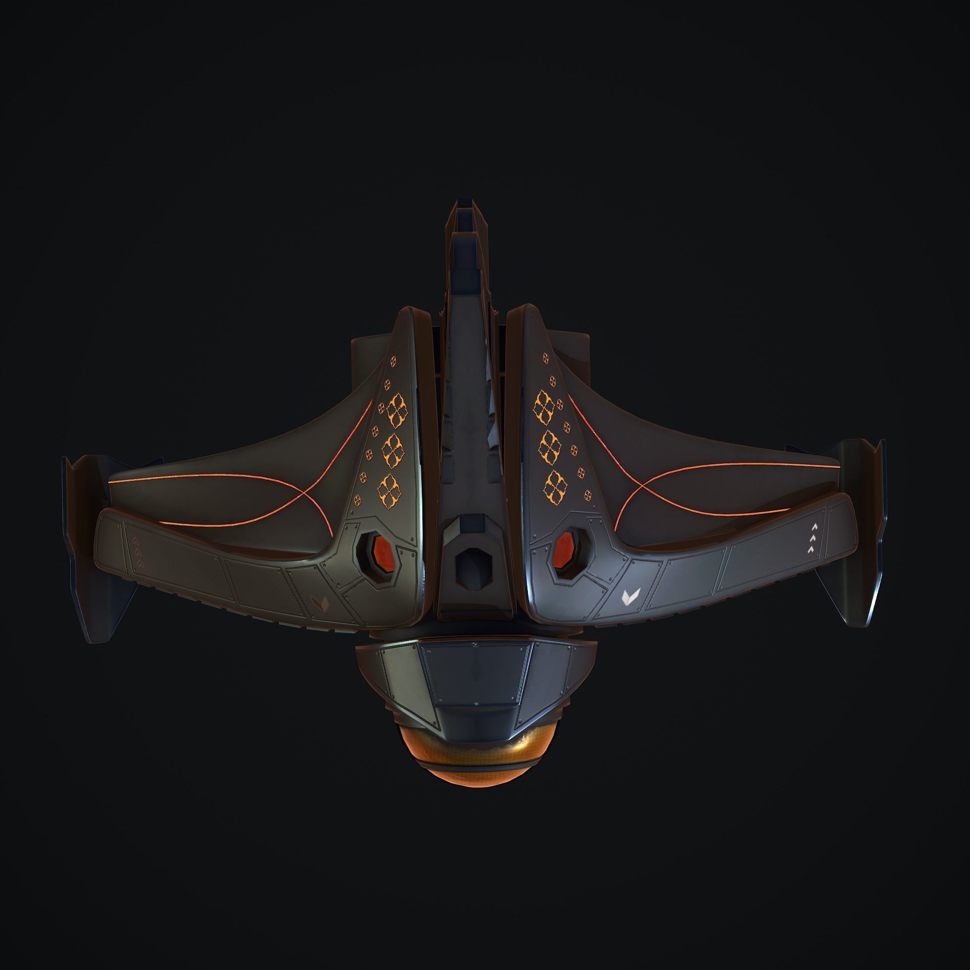 Spaceship 3D model_12