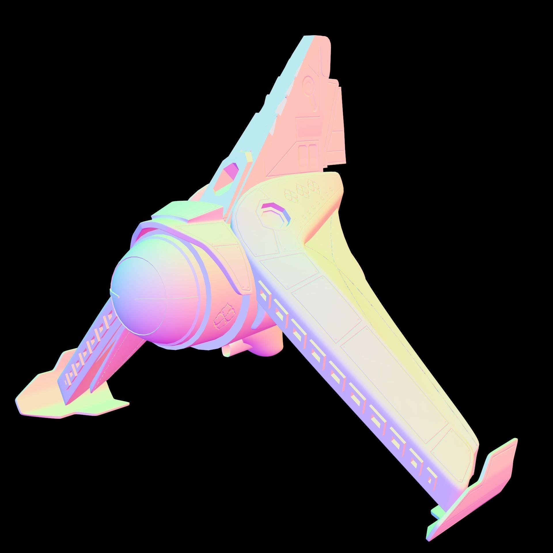 Spaceship 3D model_18