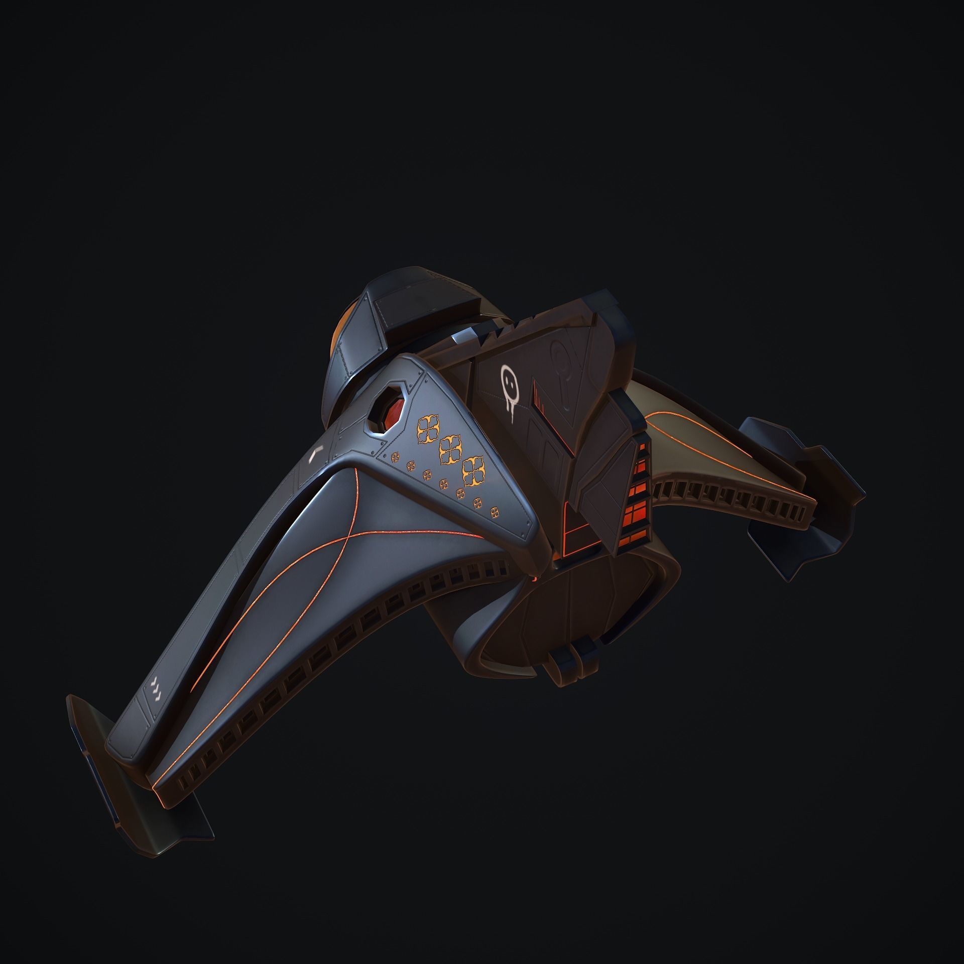 Spaceship 3D model_13