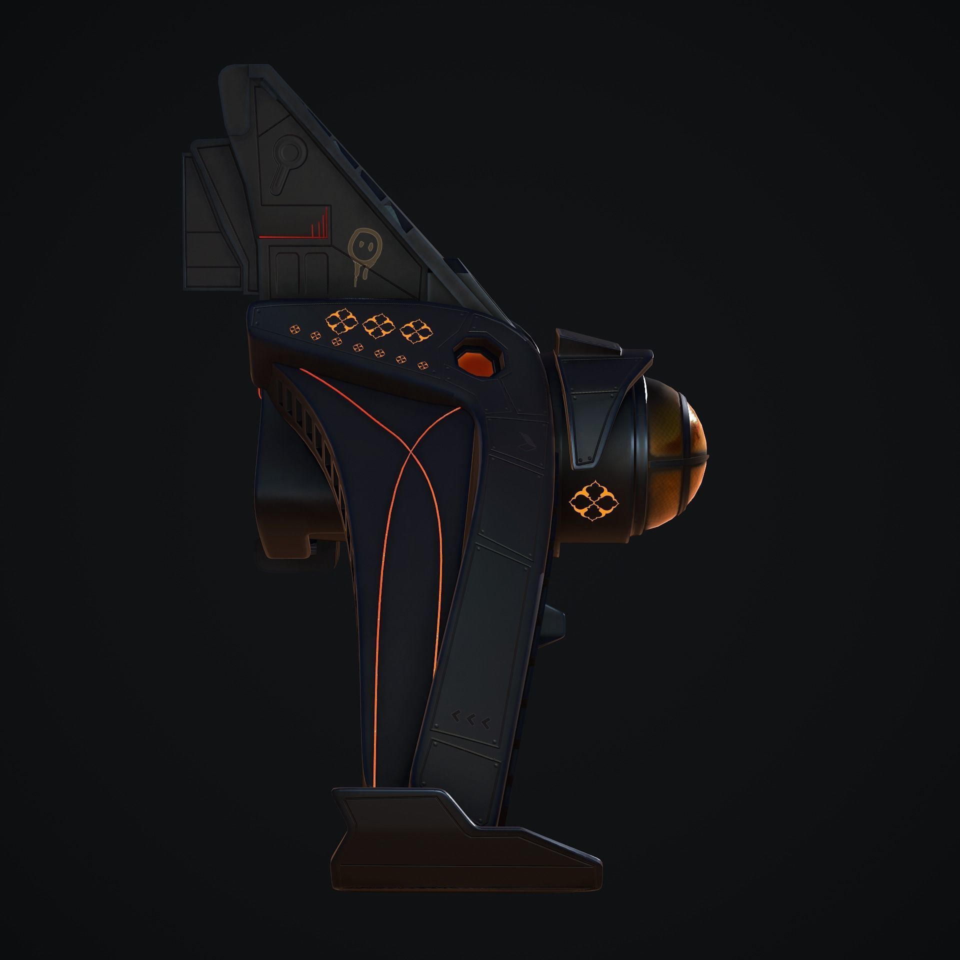 Spaceship 3D model_8