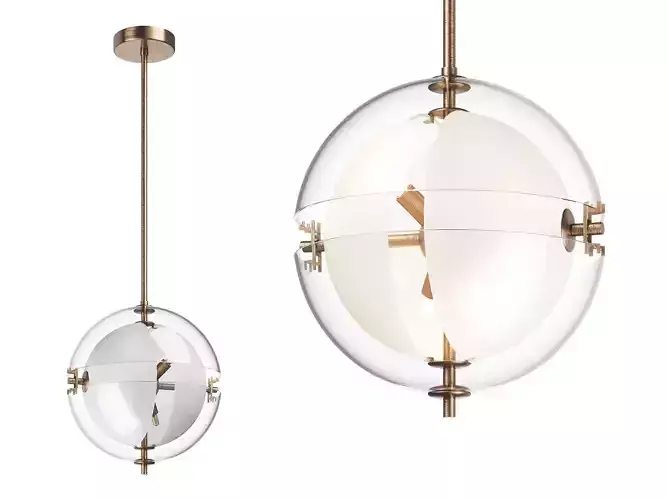 816033 Modena Lightstar chandelier 3D model