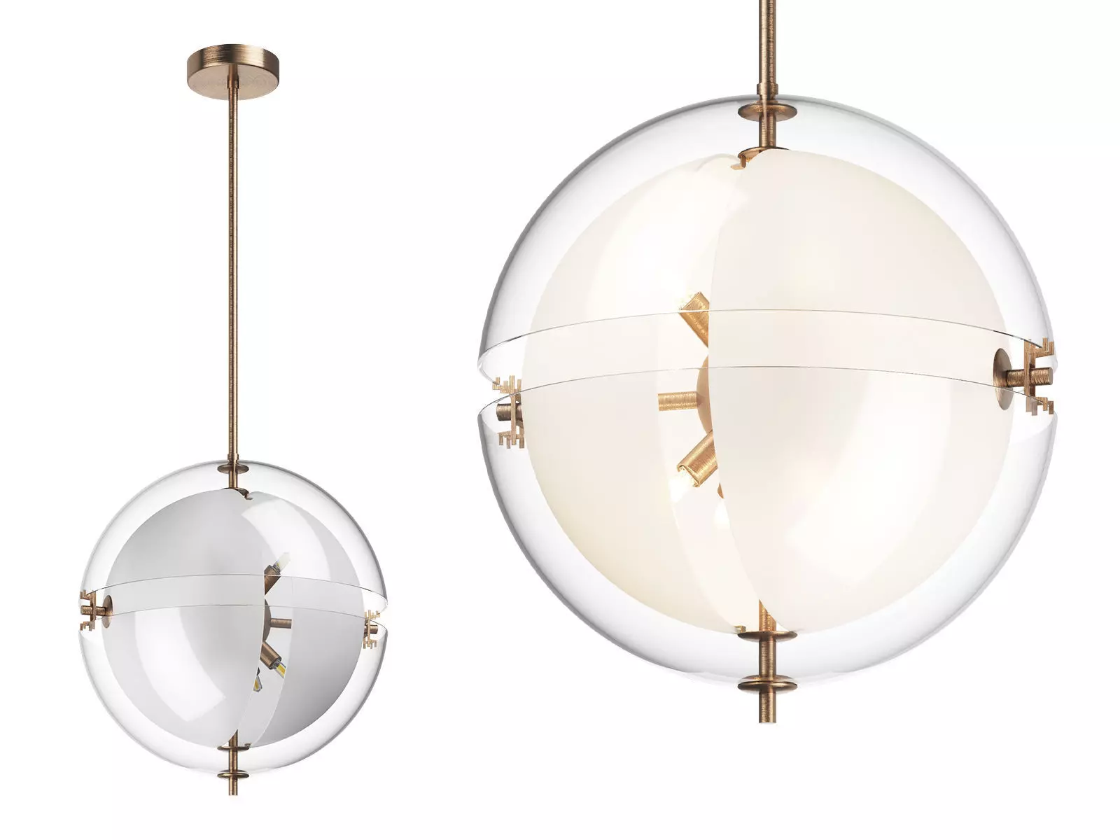 816043 Modena Lightstar chandelier 3D model