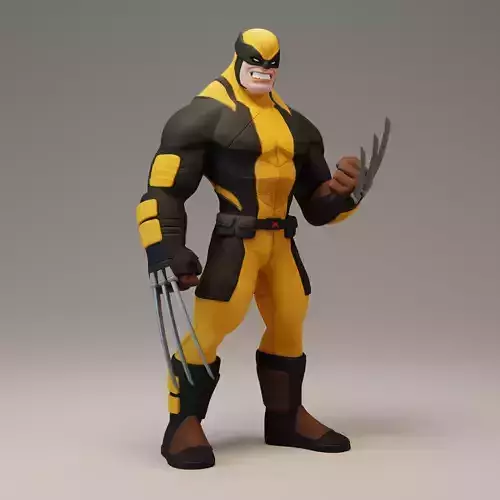 Wolverine - Fanart - For 3D Printing 3D print model