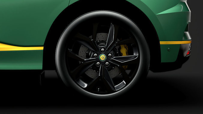 Lister I Pace EV400 ADW HSE 2019 wheel 3D model
