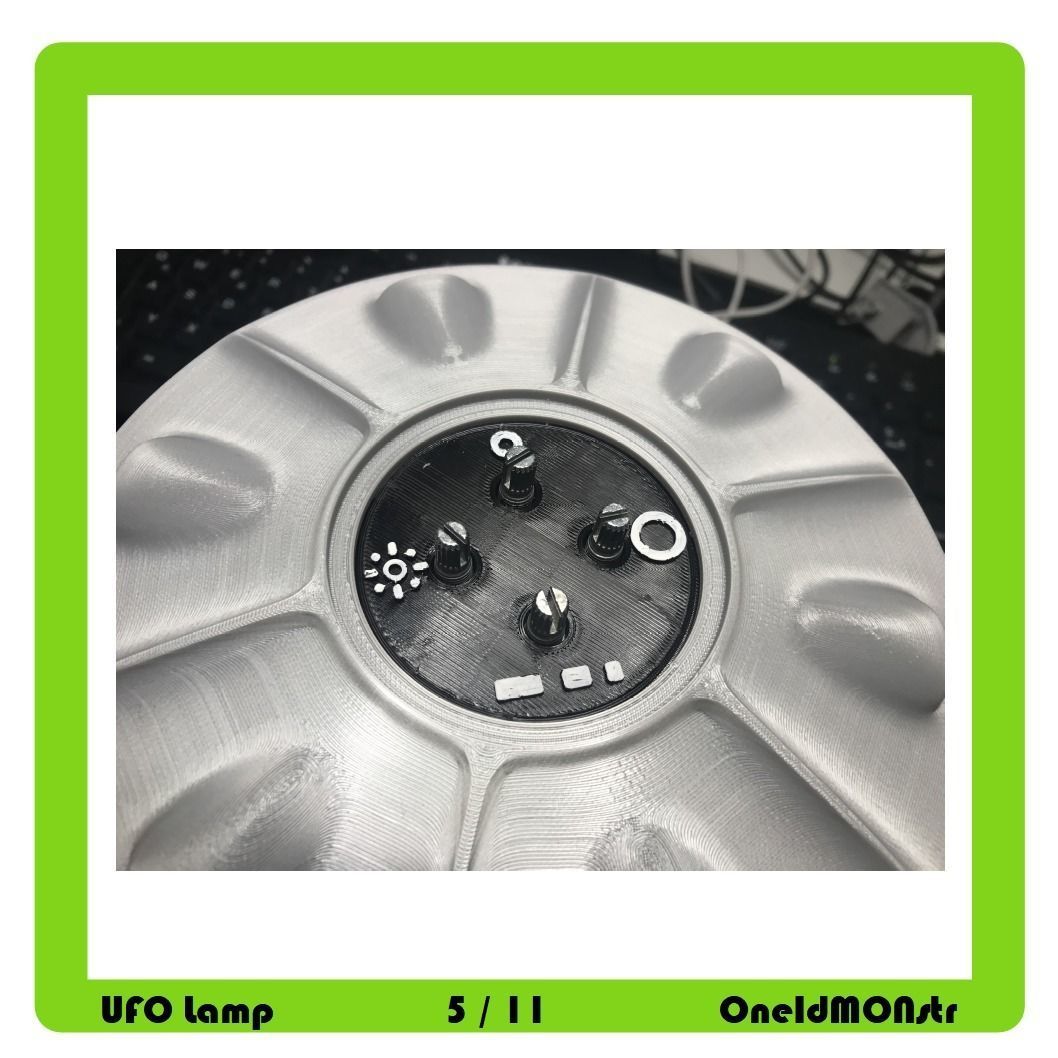 UFO Lamp for 3d-print 3D print model_6