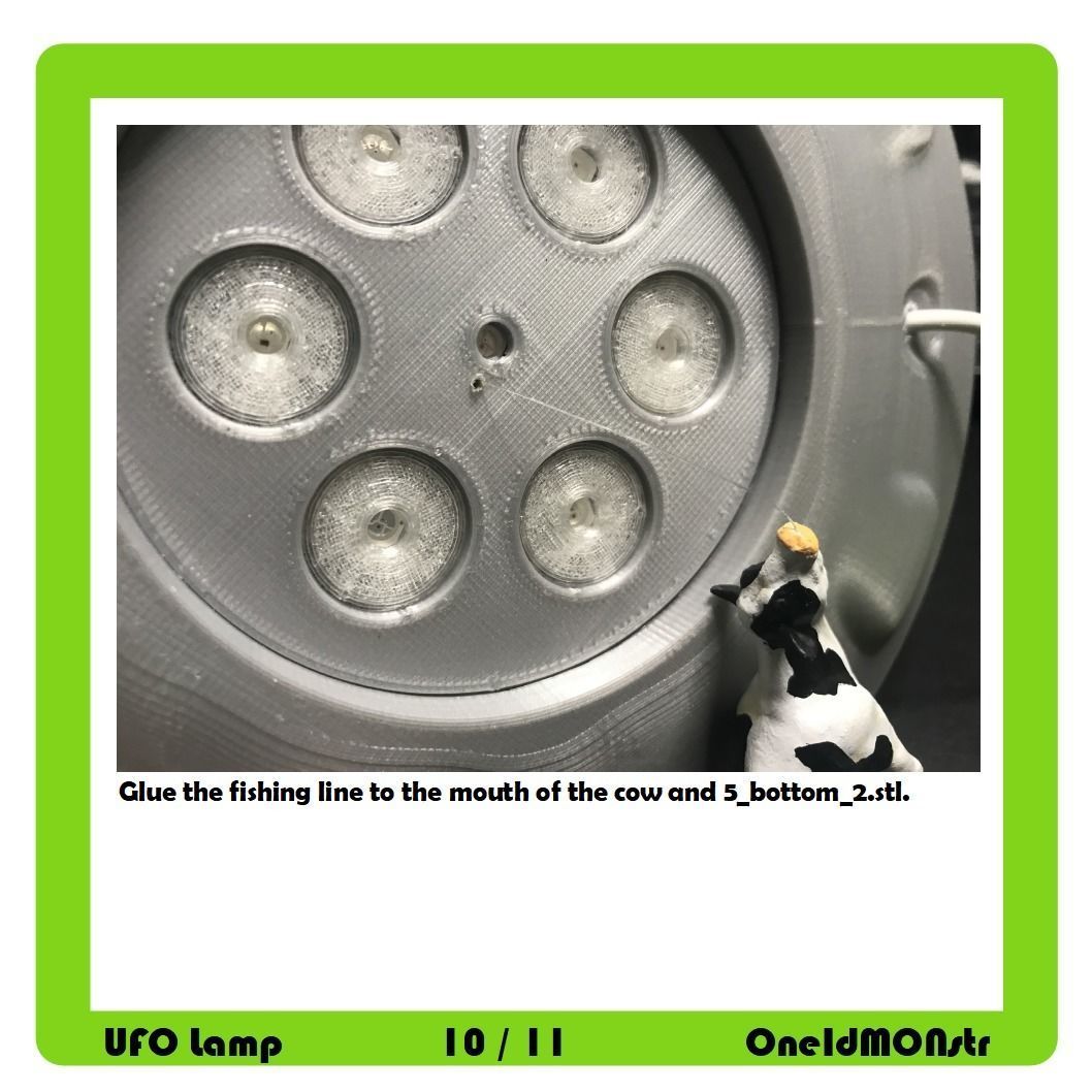 UFO Lamp for 3d-print 3D print model_11