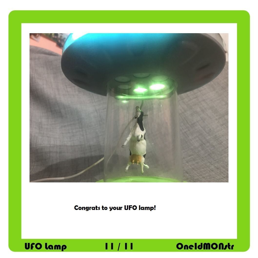 UFO Lamp for 3d-print 3D print model_12