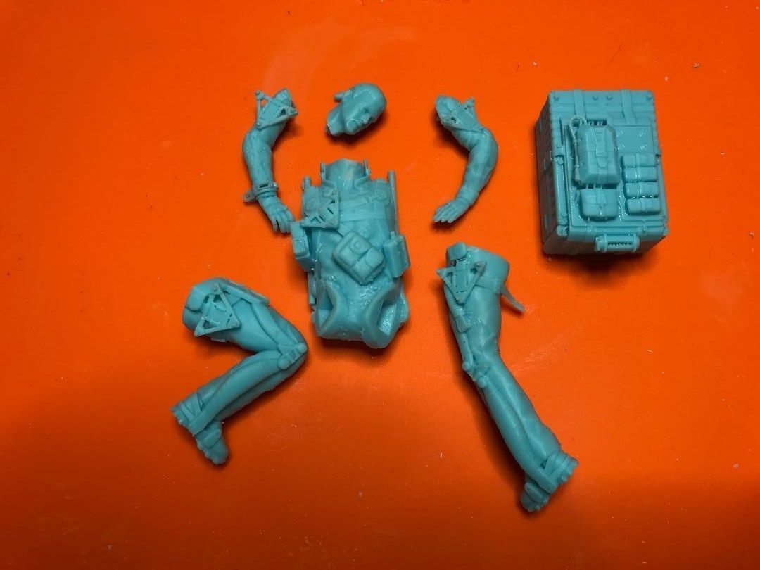 Death Stranding Sam on his bike with LED lights 3D print model_18