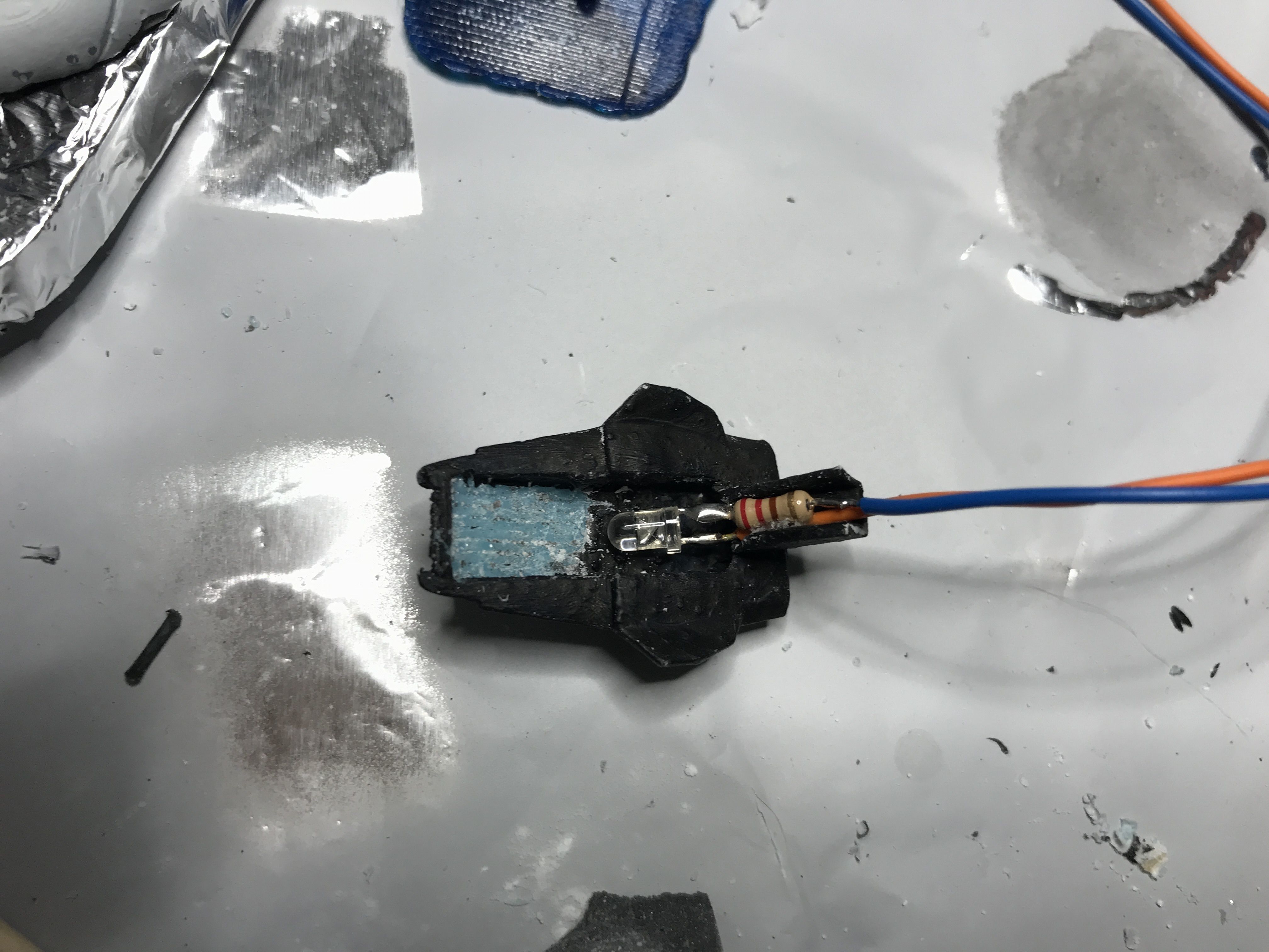 Death Stranding Sam on his bike with LED lights 3D print model_14