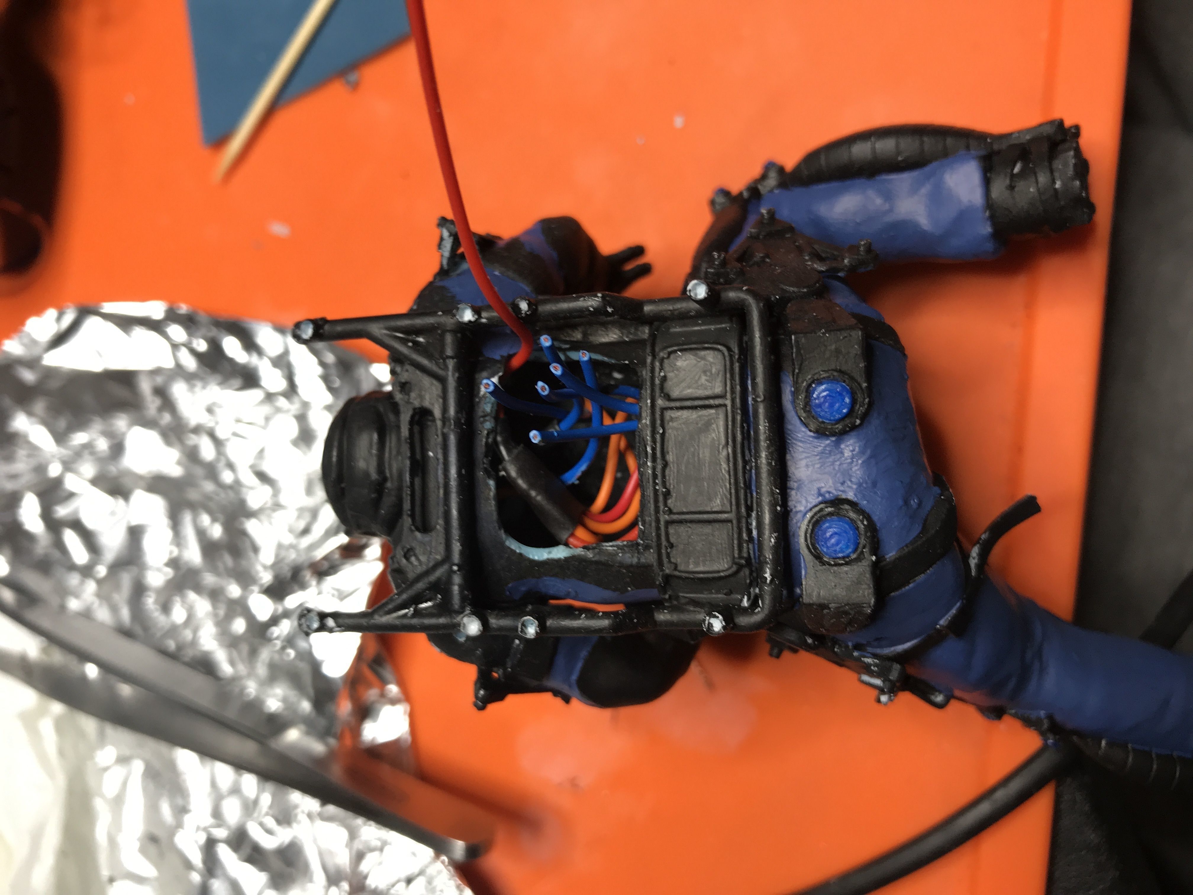 Death Stranding Sam on his bike with LED lights 3D print model_24