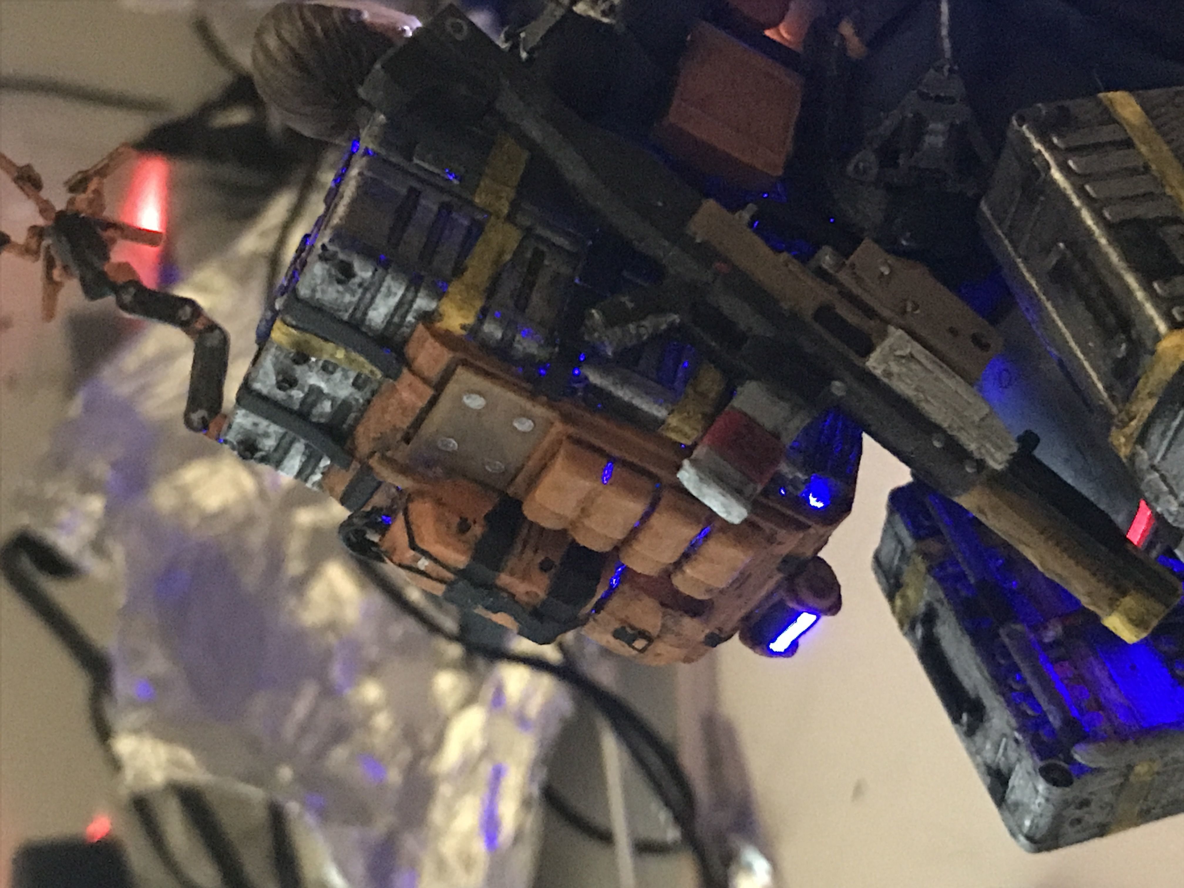 Death Stranding Sam on his bike with LED lights 3D print model_21