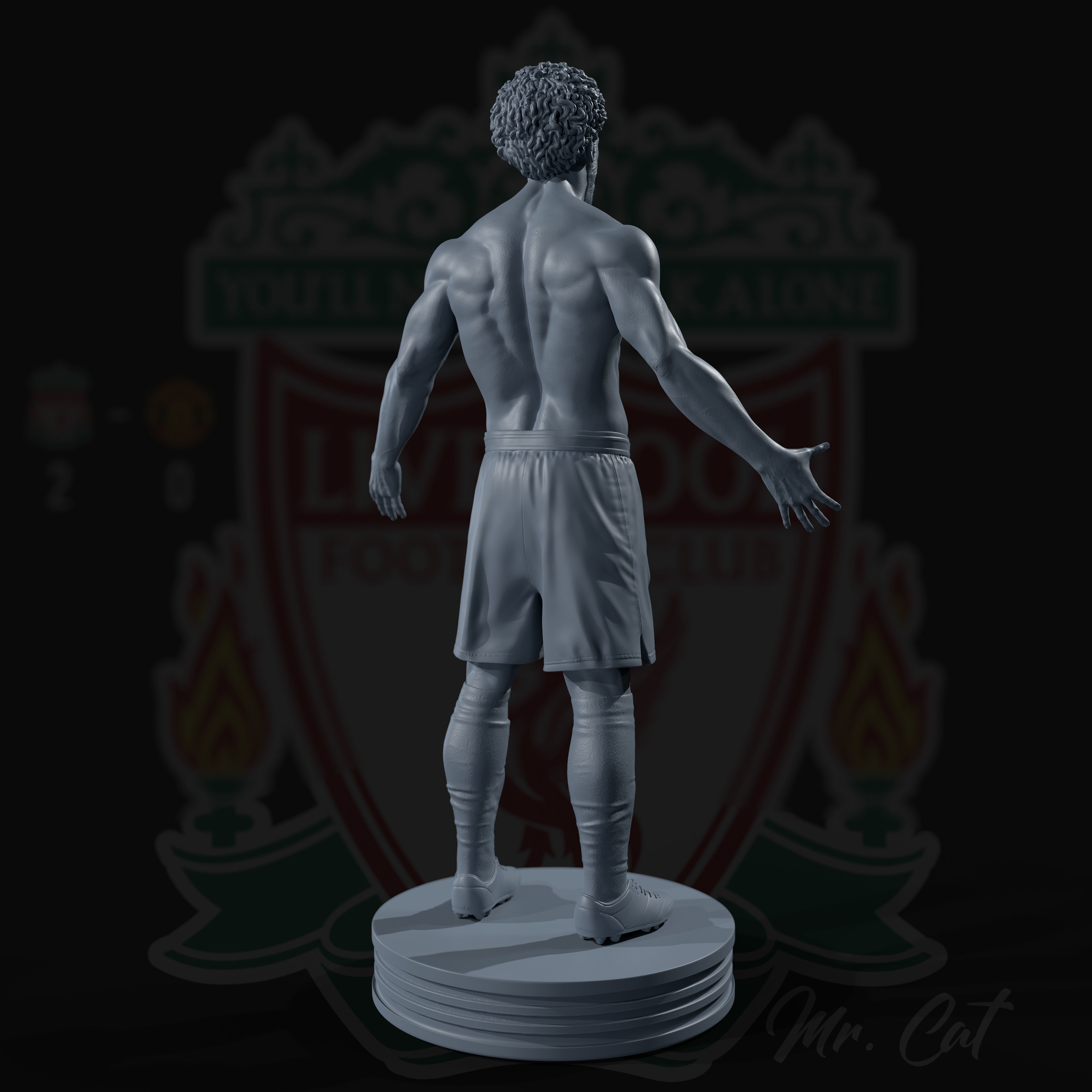 Mo Salah 3D print model 3D print model_22