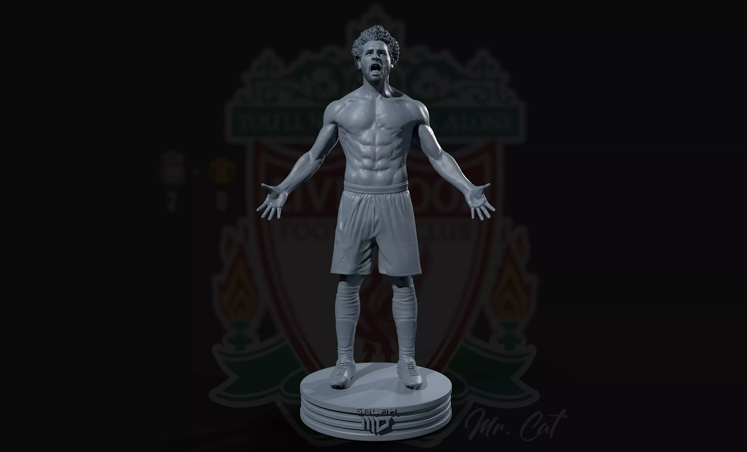 Mo Salah 3D print model 3D print model