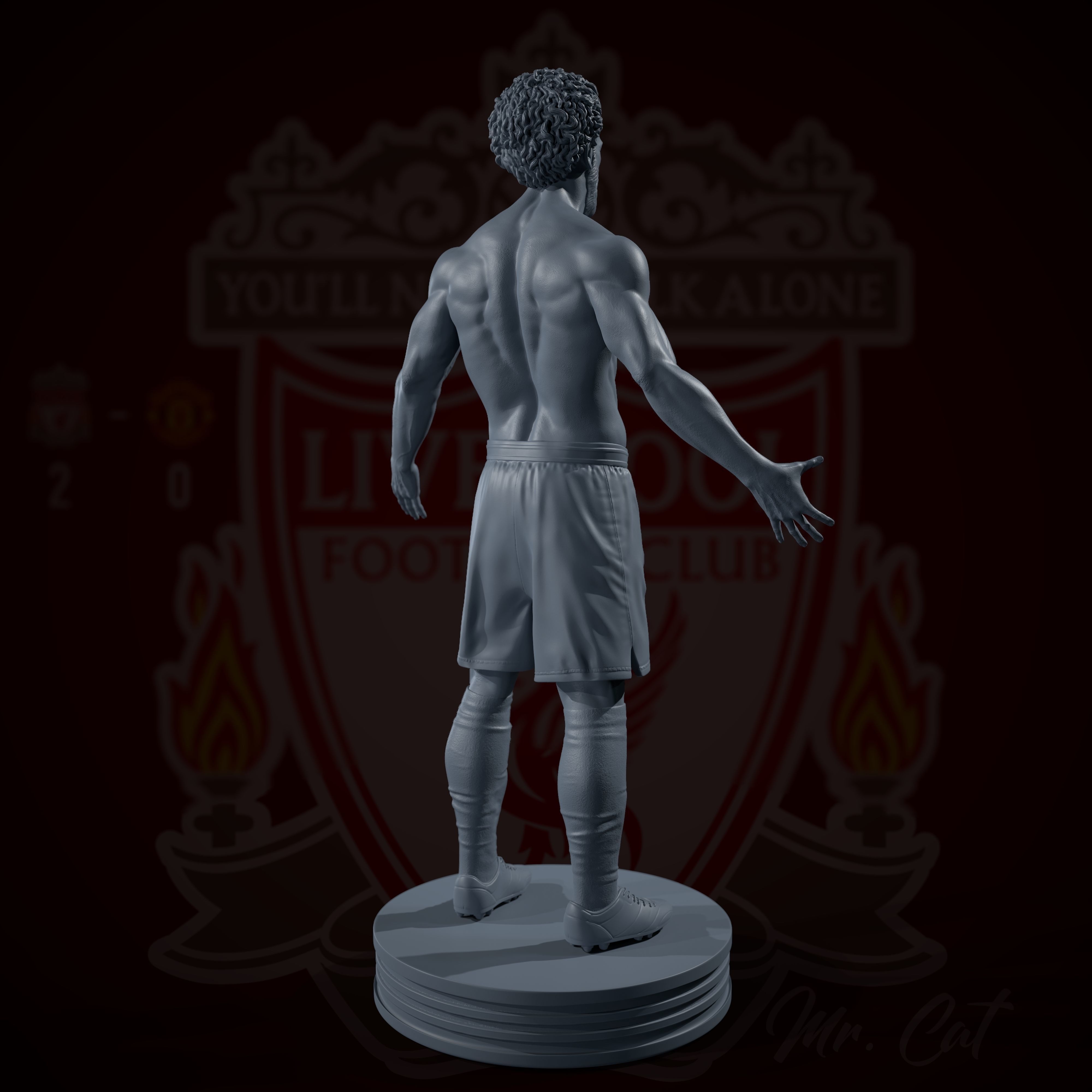 Mo Salah 3D print model 3D print model_20