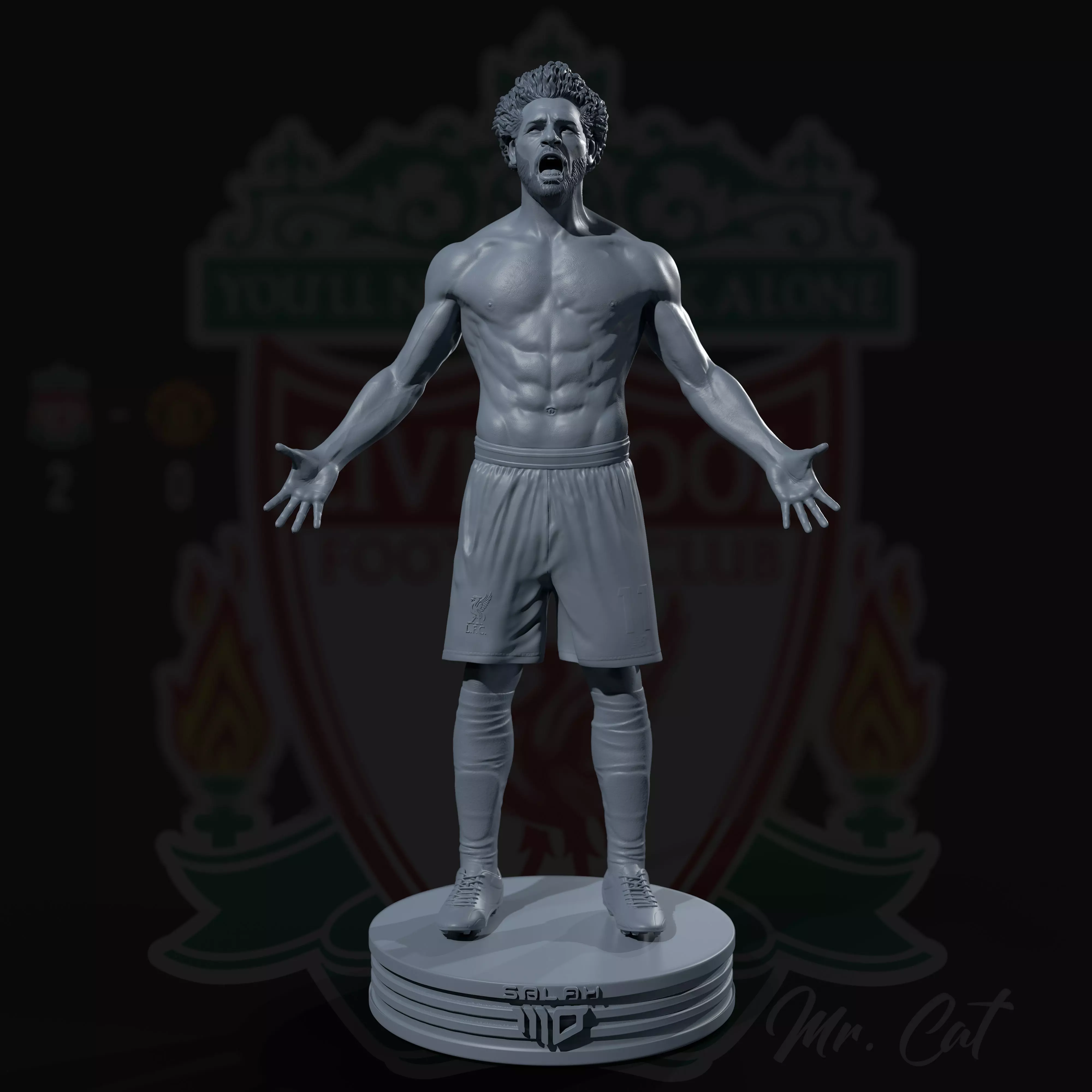 Mo Salah 3D print model 3D print model_0