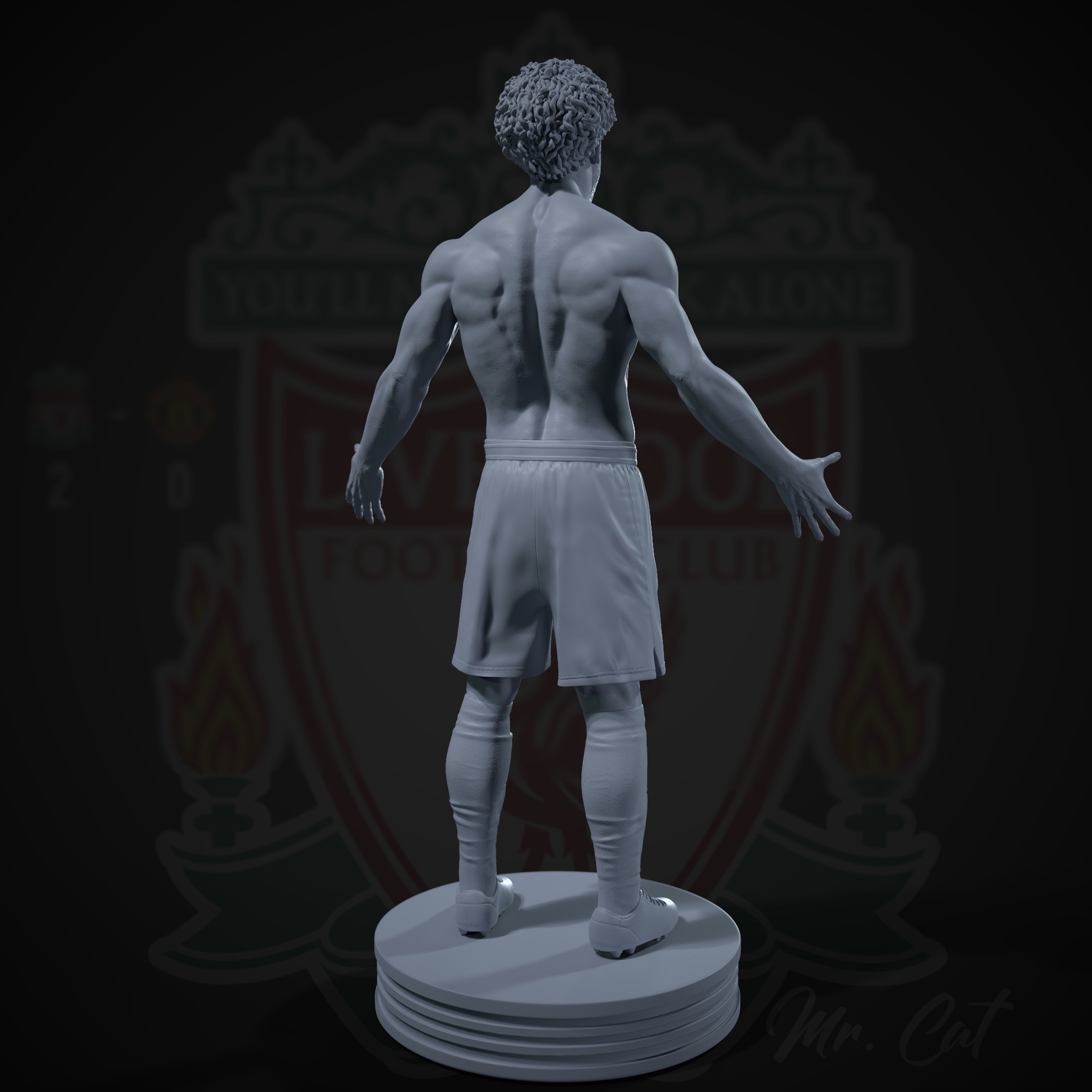 Mo Salah 3D print model 3D print model_10