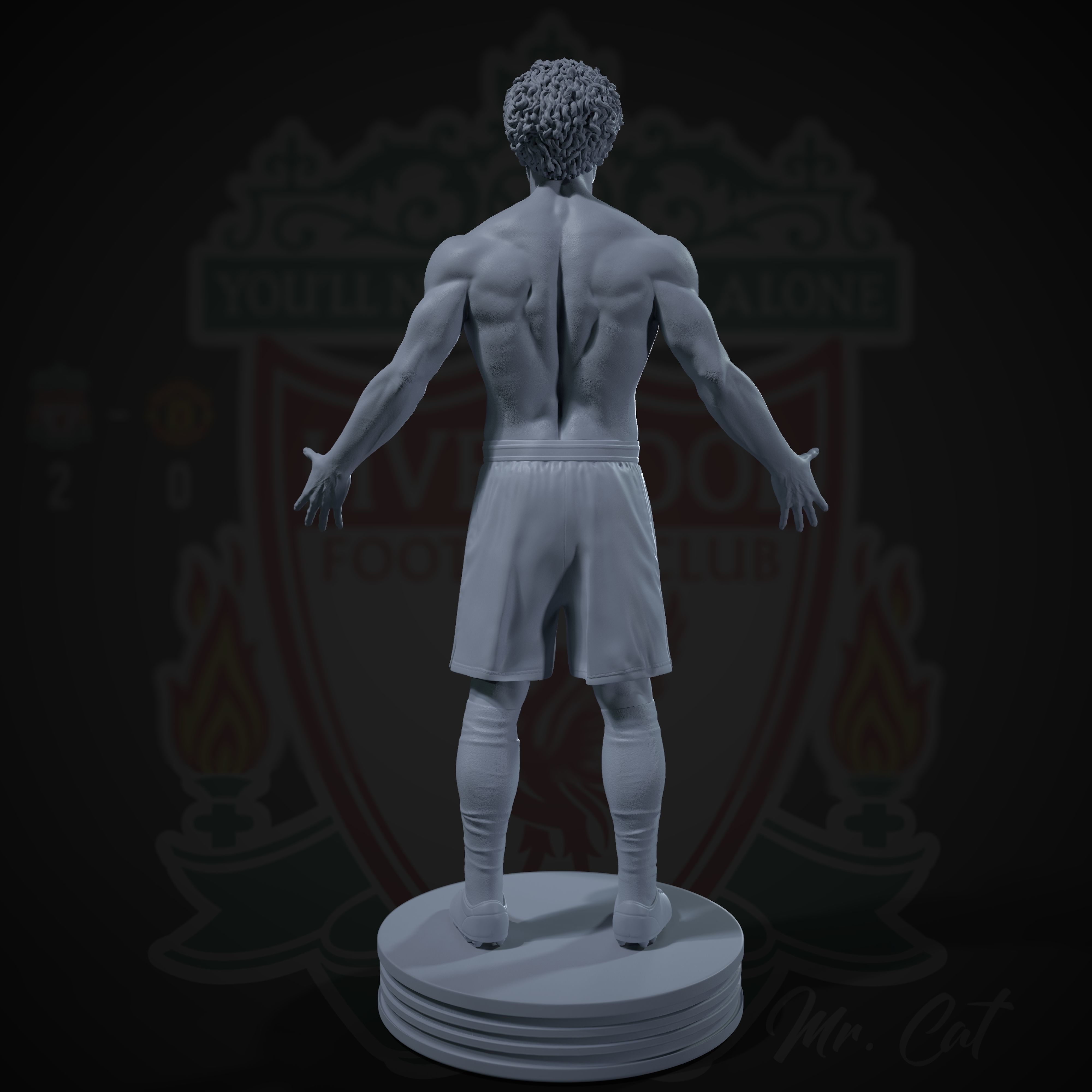 Mo Salah 3D print model 3D print model_21