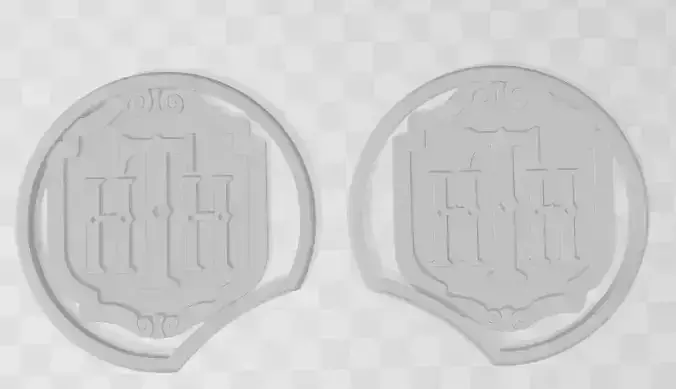 Mickey Mouse Headband with slide on Tower of Terror Ears V5 3D print model