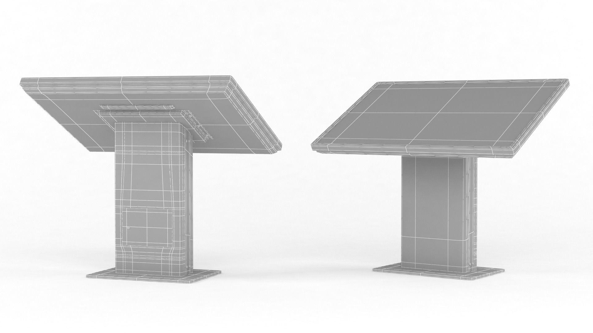 Information Kiosk 3D model_7