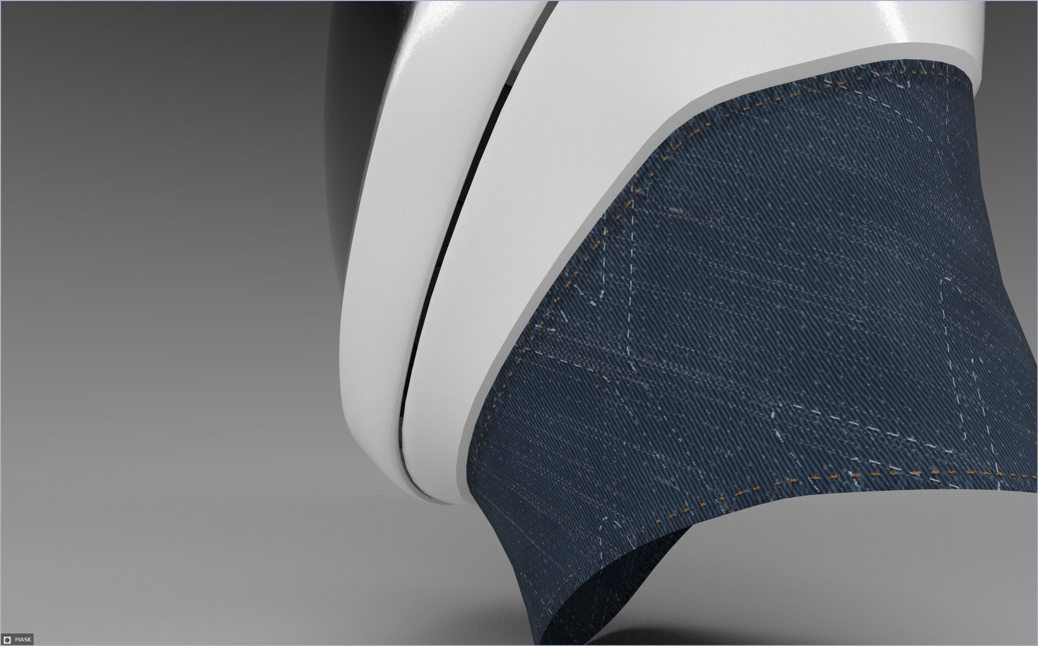 SpaceX Space Suit Helmet - 4k PBR textures Low-poly 3D model_14