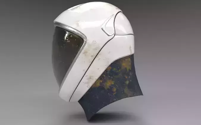 SpaceX Space Suit Helmet - 4k PBR textures