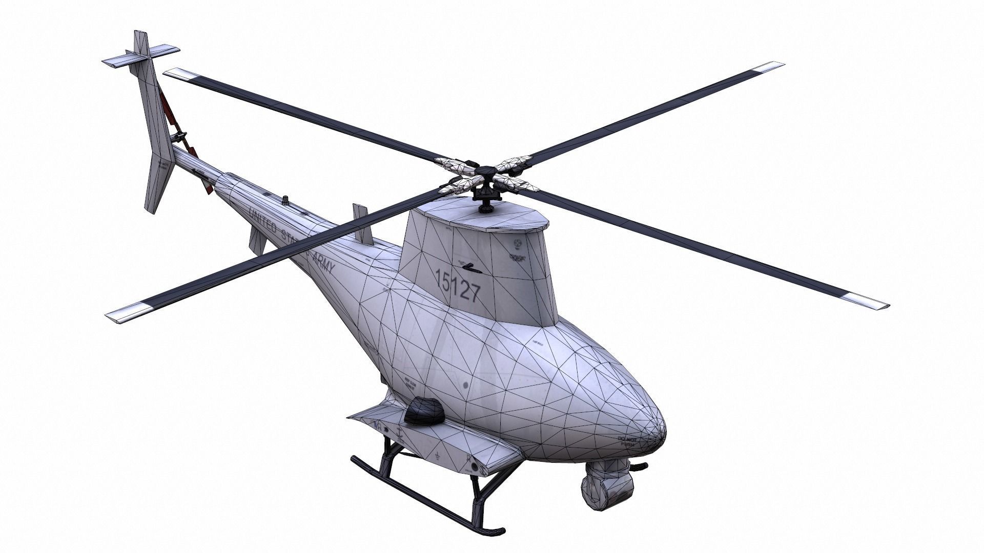 AirCraft 08 - drone 3D model_6