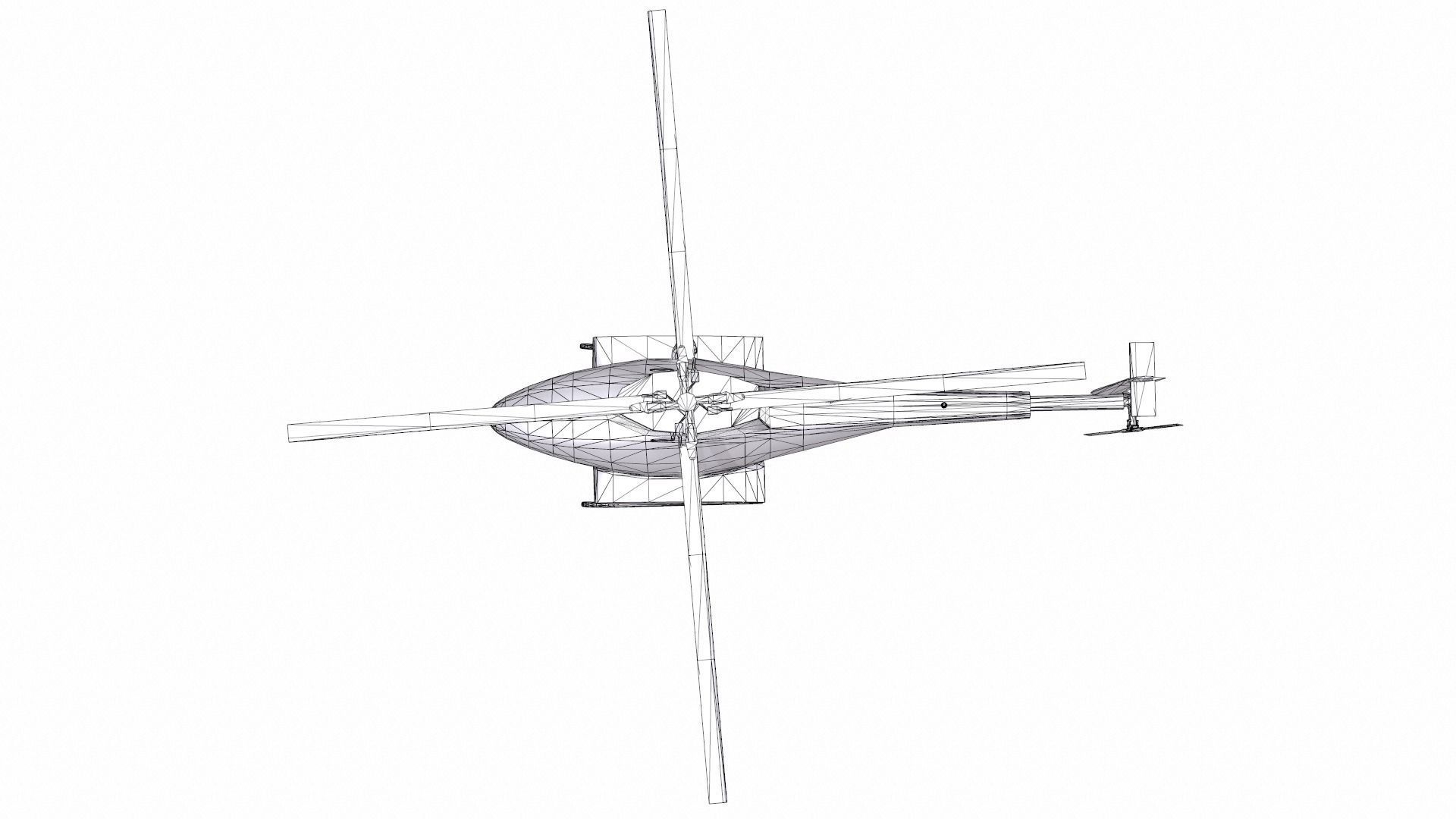 AirCraft 08 - drone 3D model_10