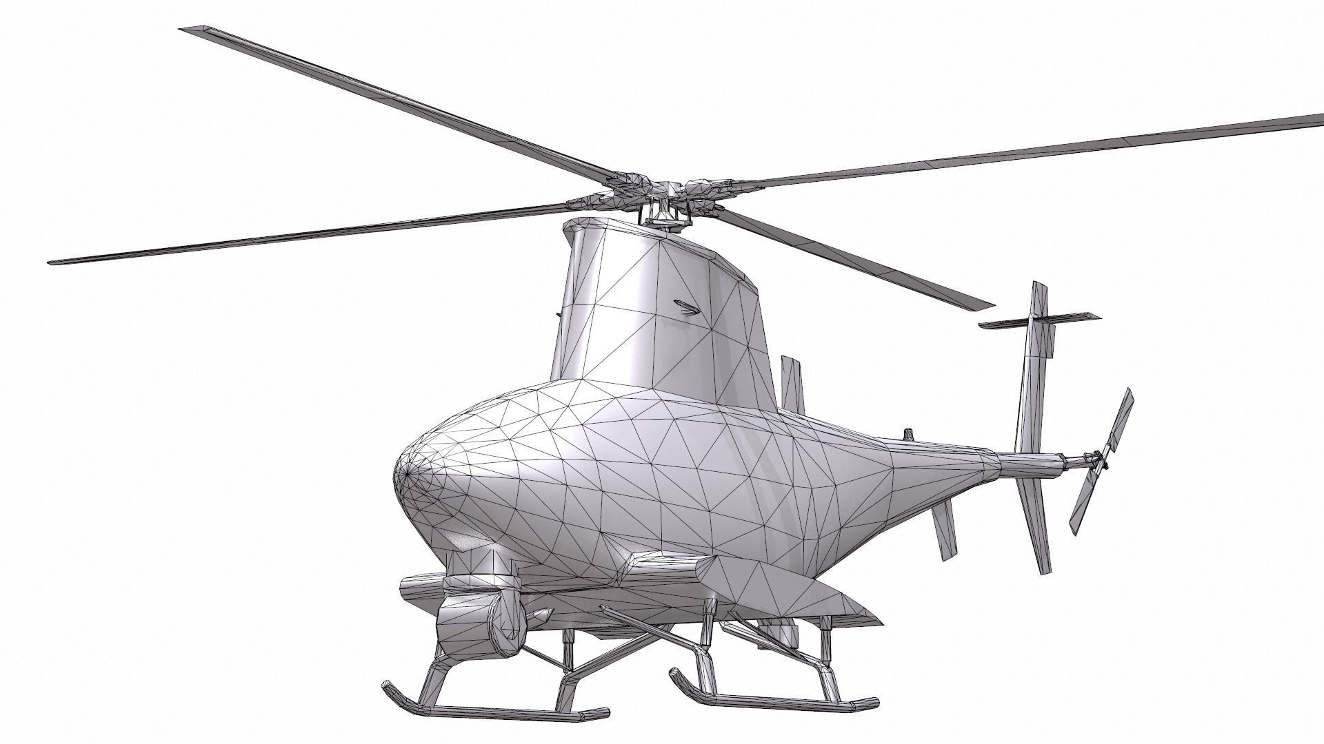 AirCraft 08 - drone 3D model_12