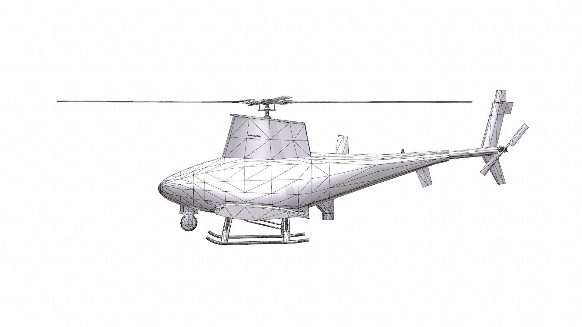 AirCraft 08 - drone 3D model_8