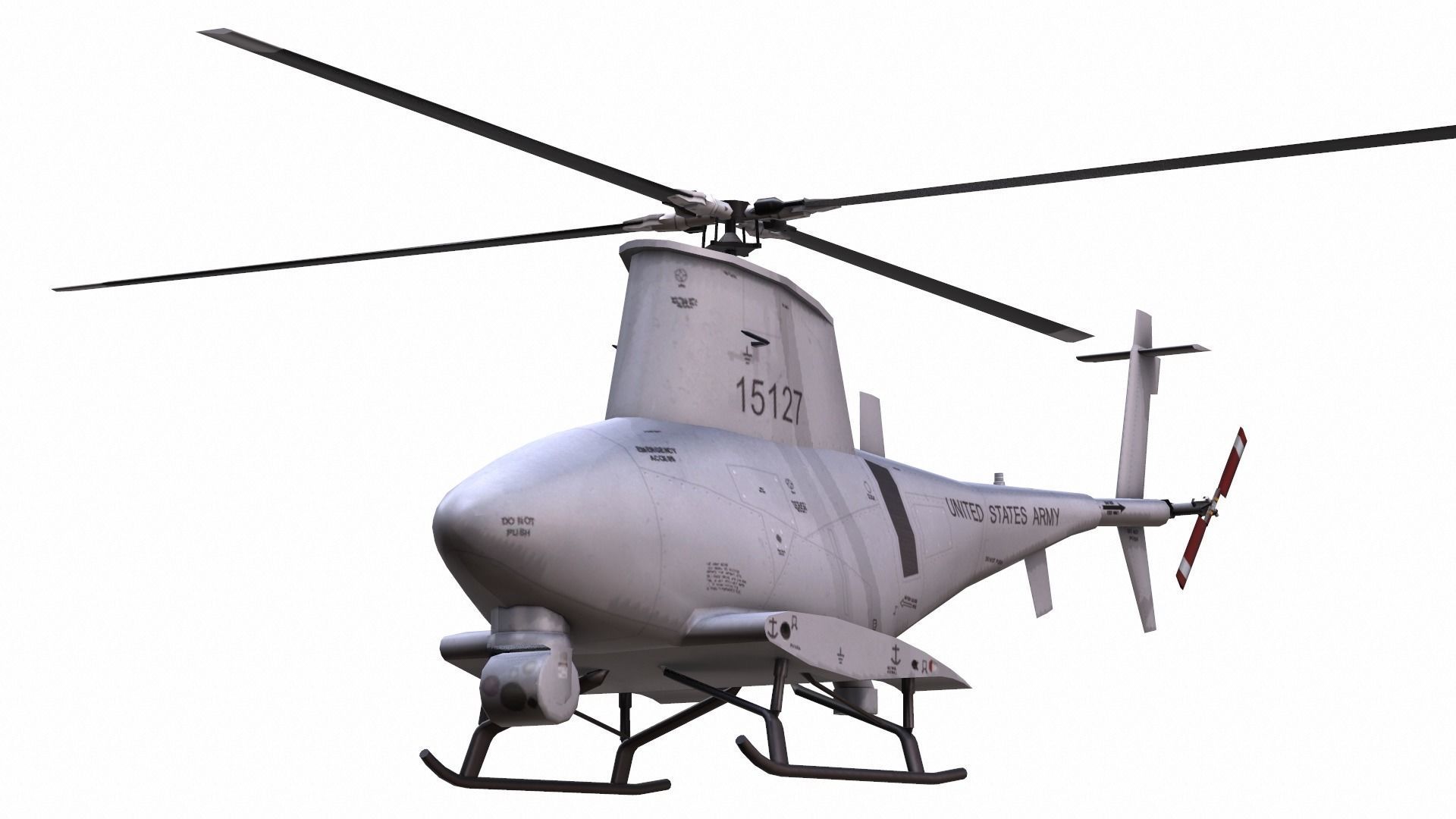 AirCraft 08 - drone 3D model_5