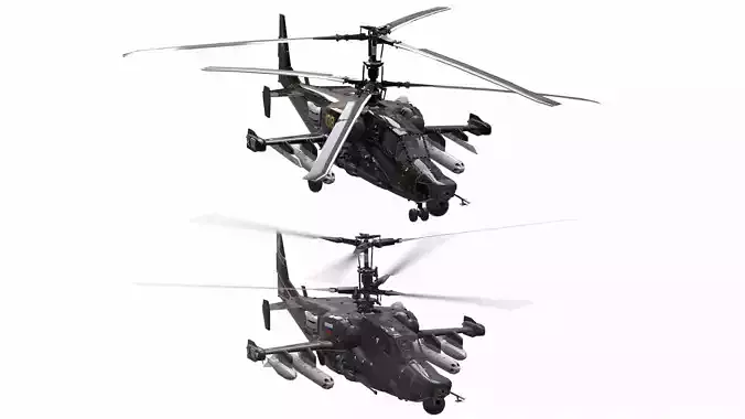 AirCraft 09 - Helicopter 3D model