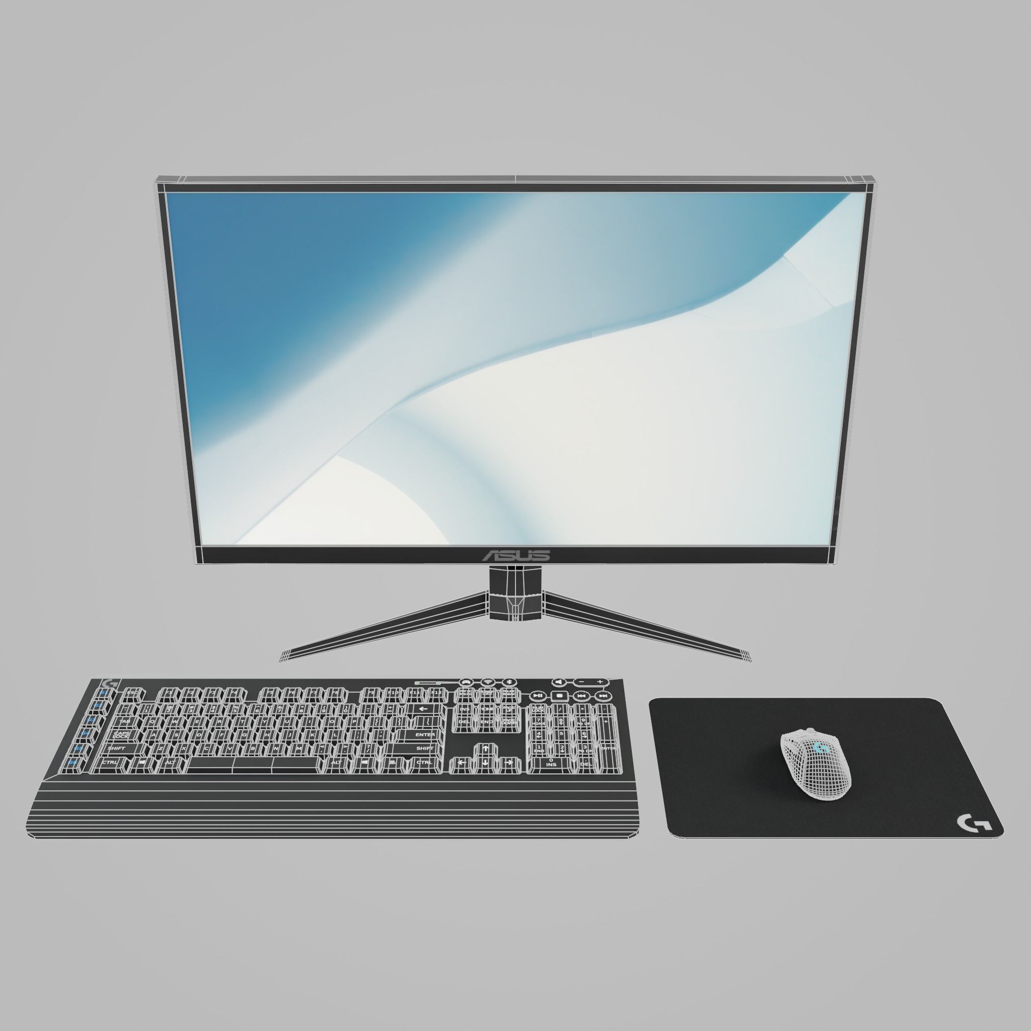PC Peripherals 3D Model Collection_10