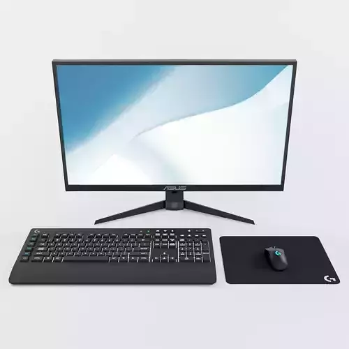 PC Peripherals 3D Model Collection