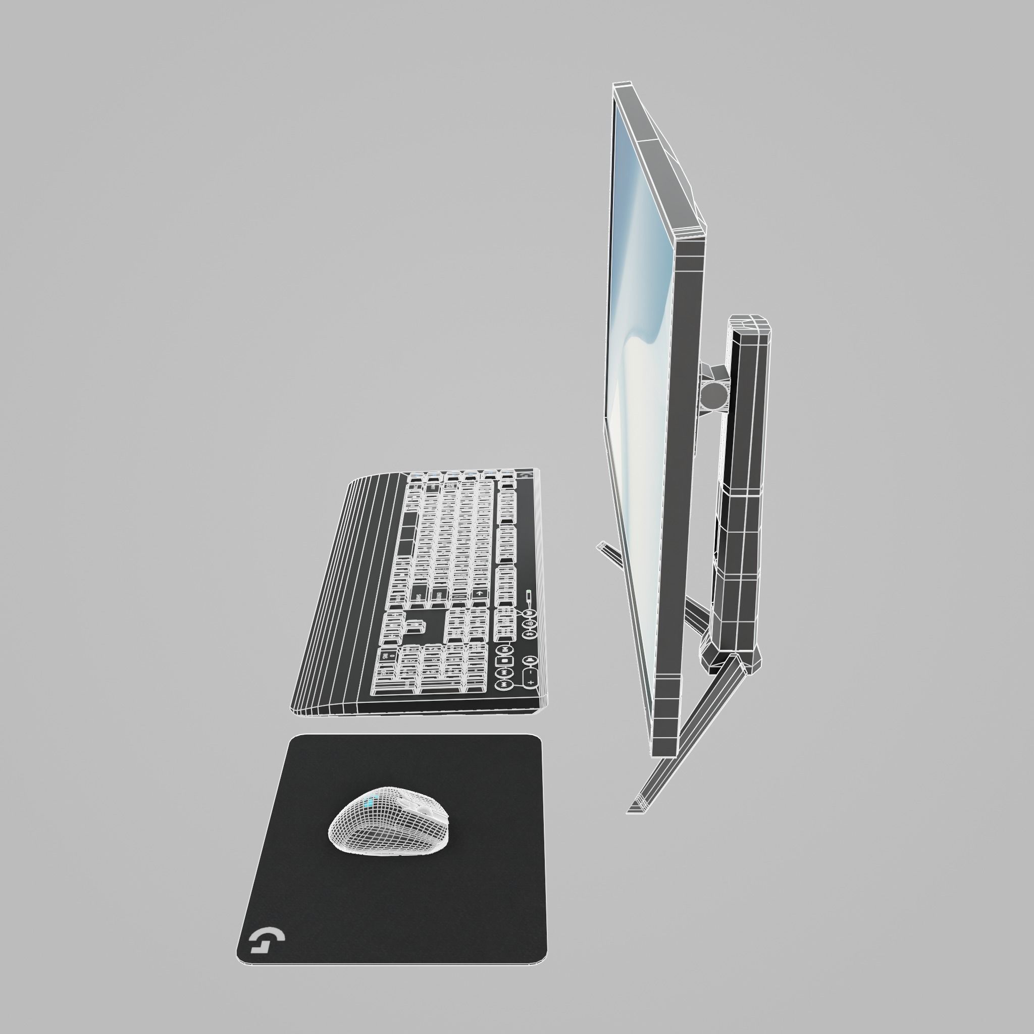 PC Peripherals 3D Model Collection_16