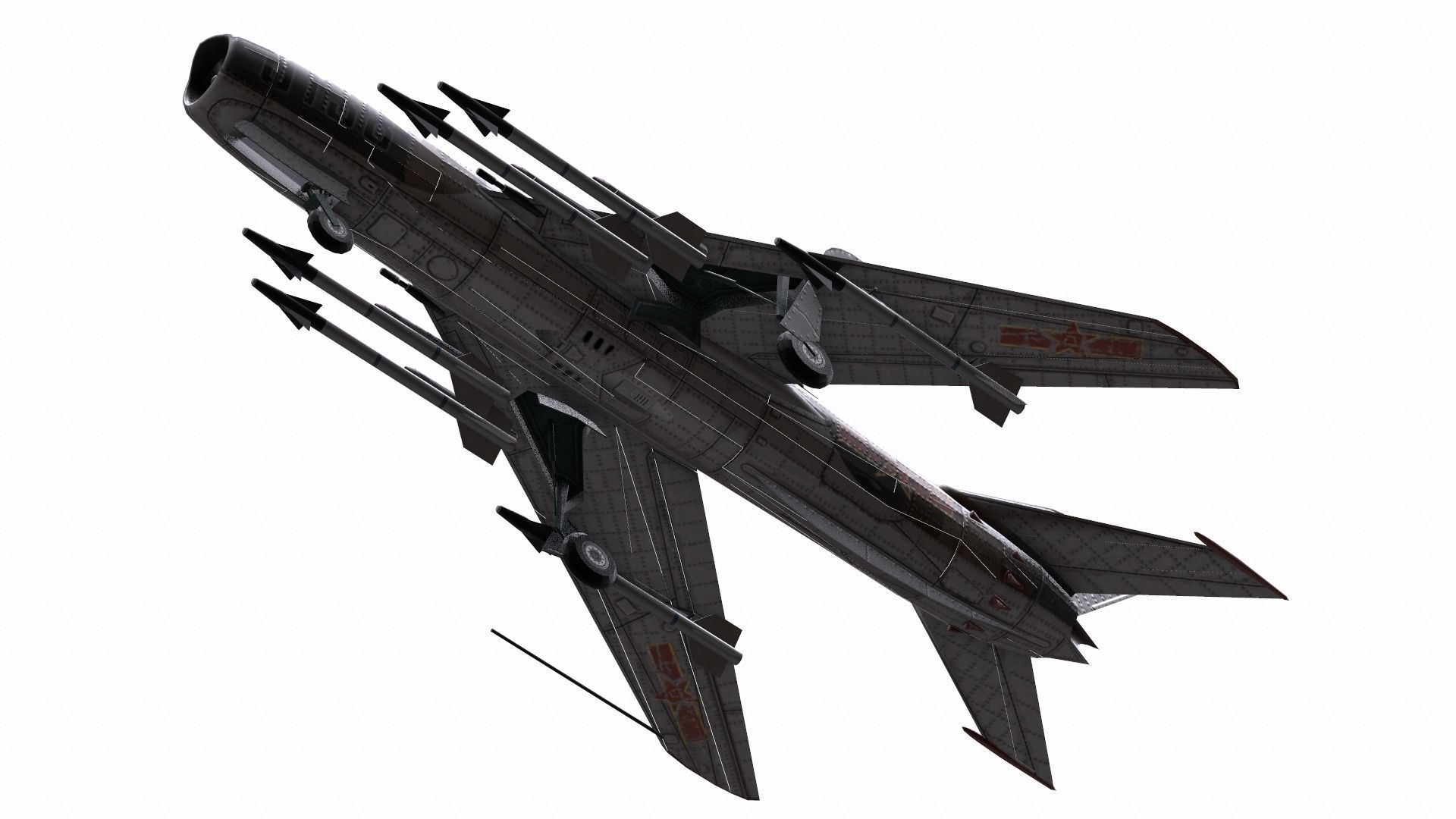 AirCraft 13 - fighter 3D model_4