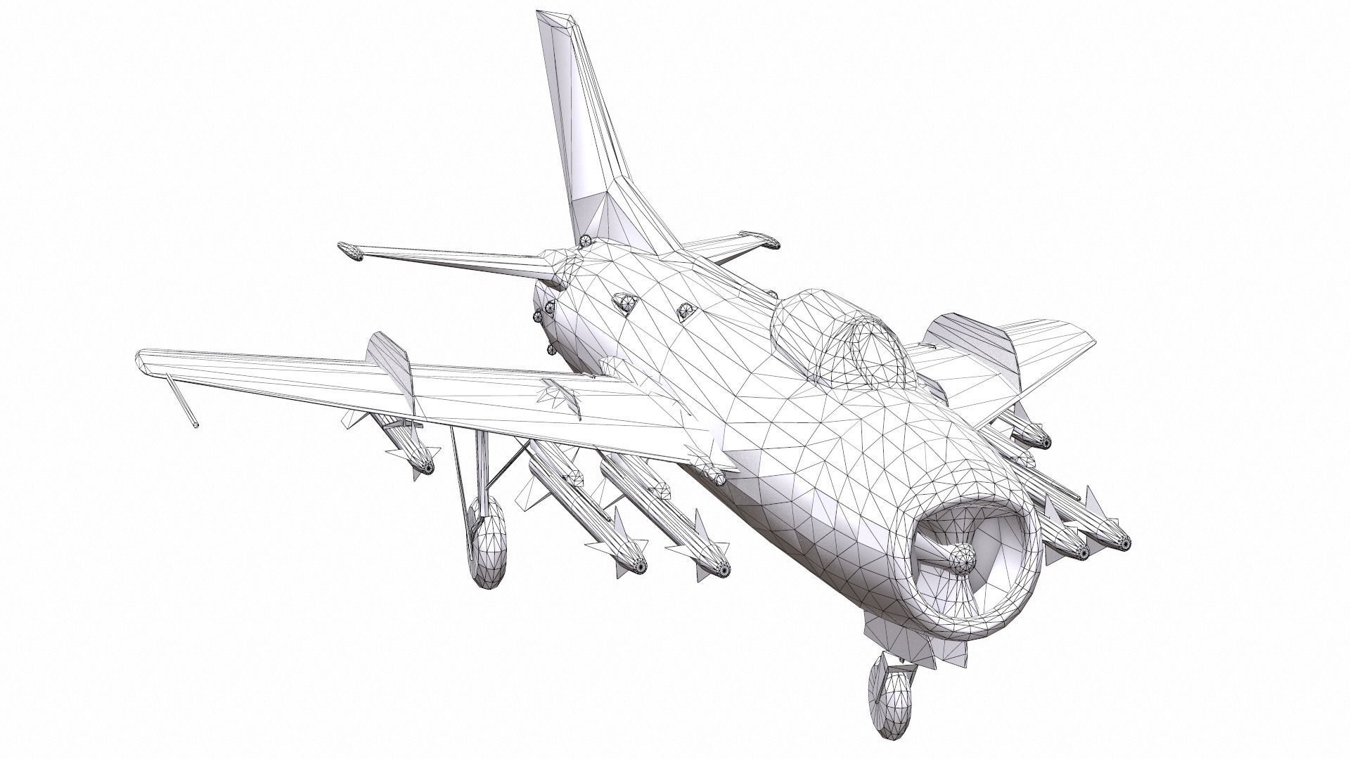 AirCraft 13 - fighter 3D model_11