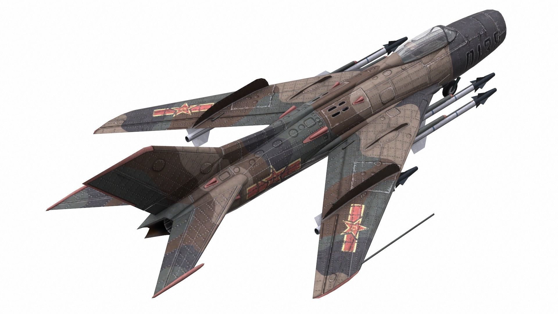 AirCraft 13 - fighter 3D model_2