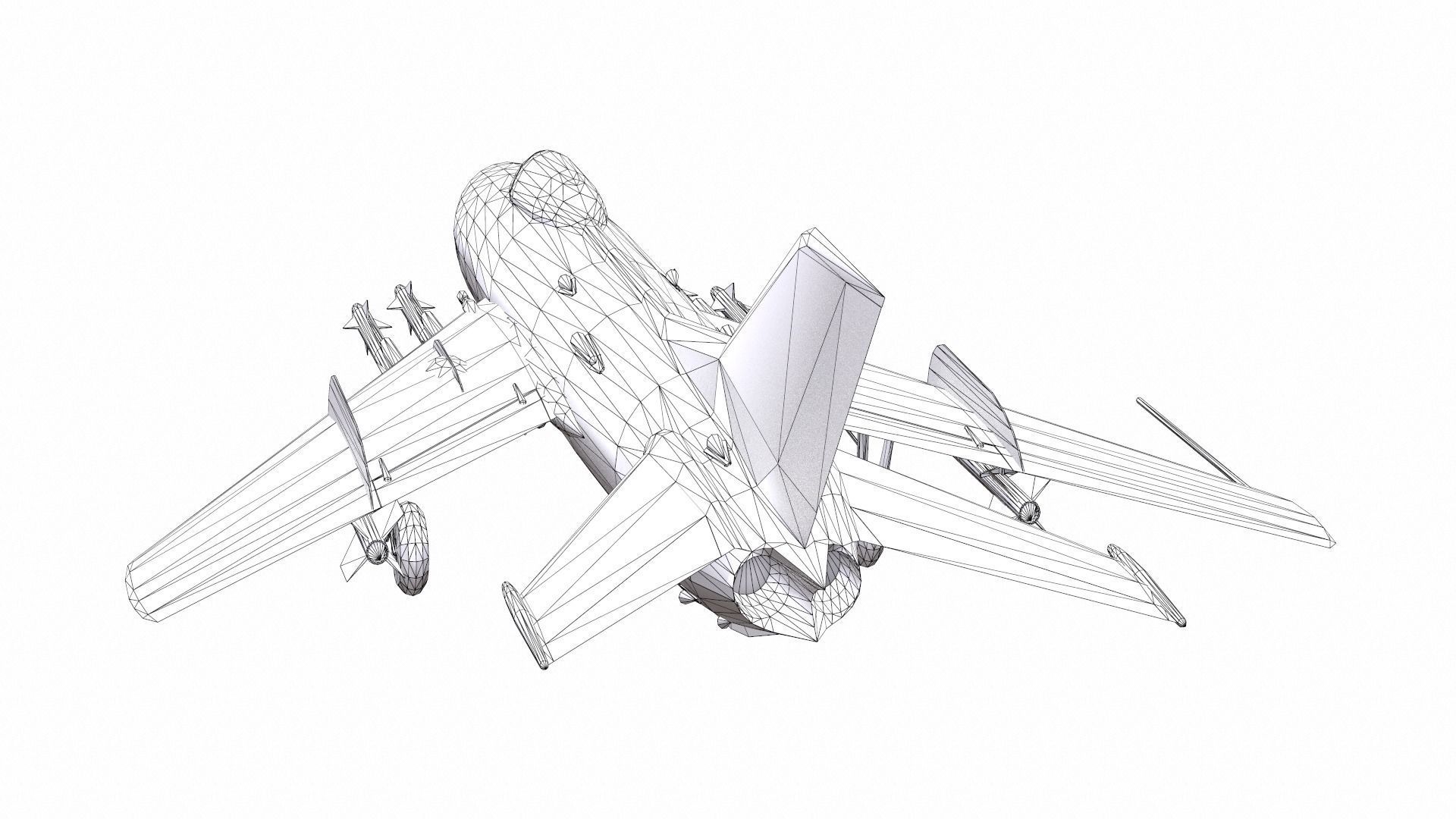 AirCraft 13 - fighter 3D model_7