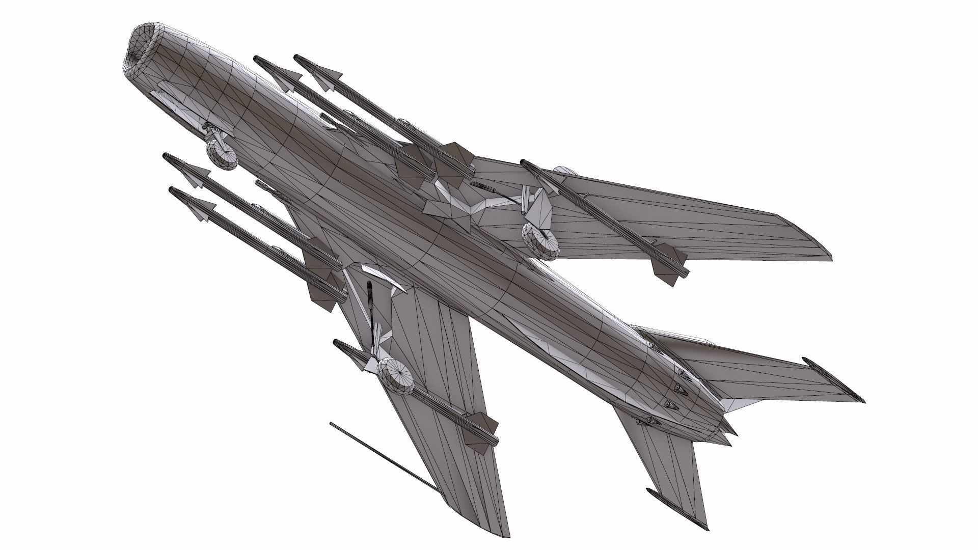 AirCraft 13 - fighter 3D model_10