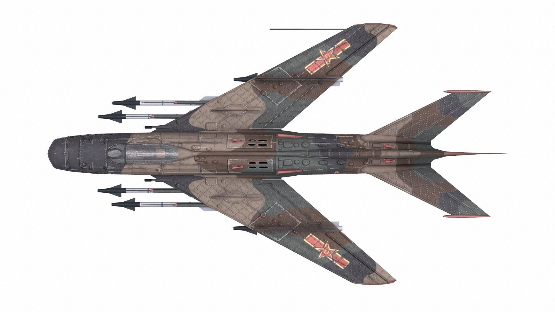 AirCraft 13 - fighter 3D model_3