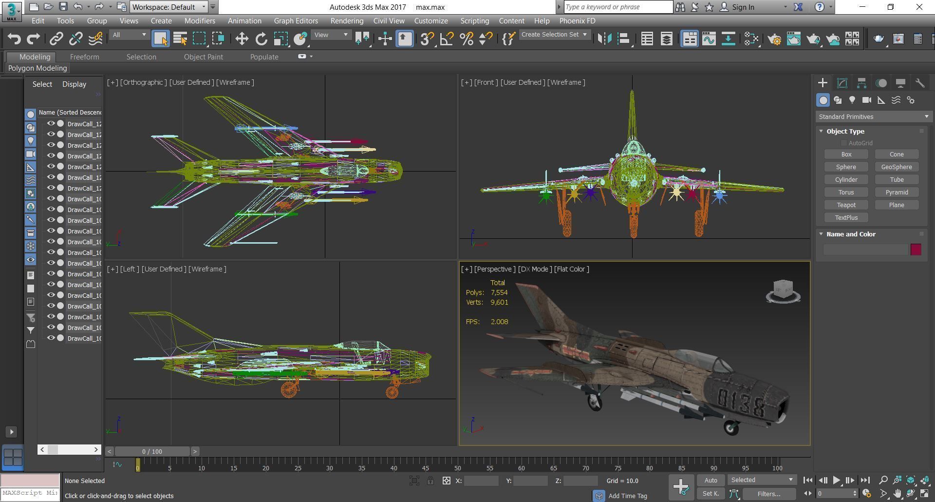 AirCraft 13 - fighter 3D model_12