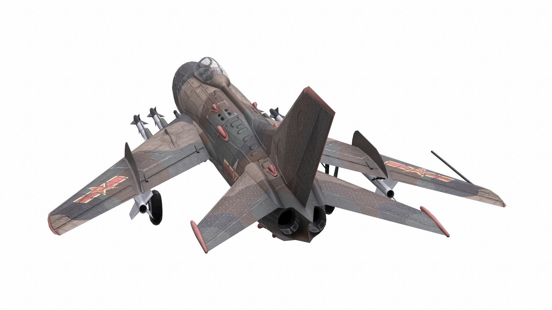 AirCraft 13 - fighter 3D model_1