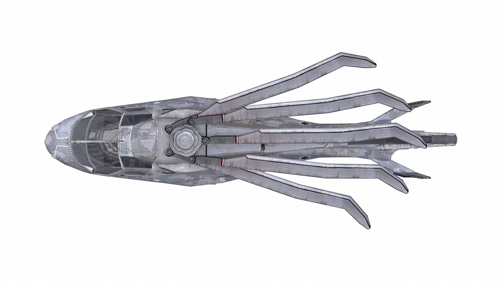 AirCraft 14 - Helicopter Free 3D model_3