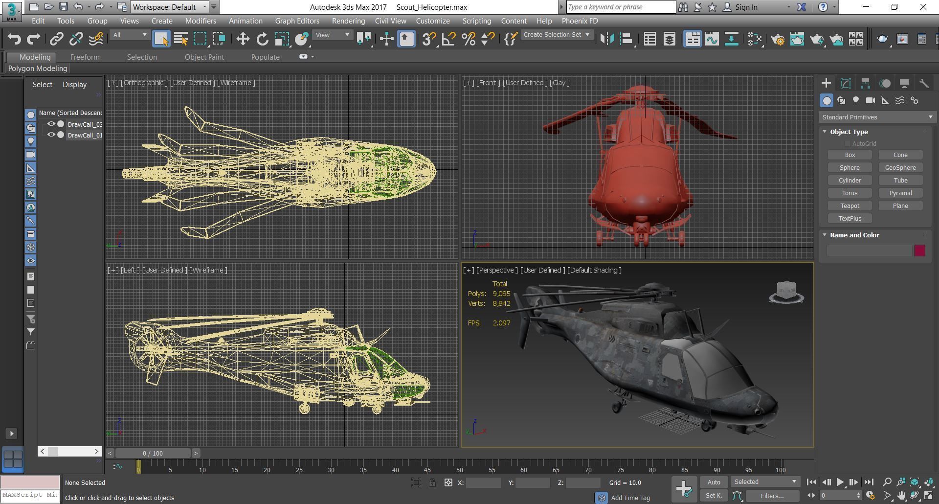 AirCraft 14 - Helicopter Free 3D model_12
